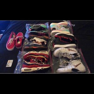 shoes vans 10.5 air maxes 9 everything else 8.5